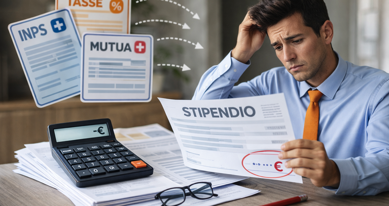 trattenute stipendio netto